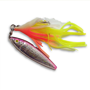 Halibut Spinnow Pink Holographic